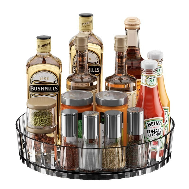 Rotating Kitchen Storage Rack for Seasoning Bottles
