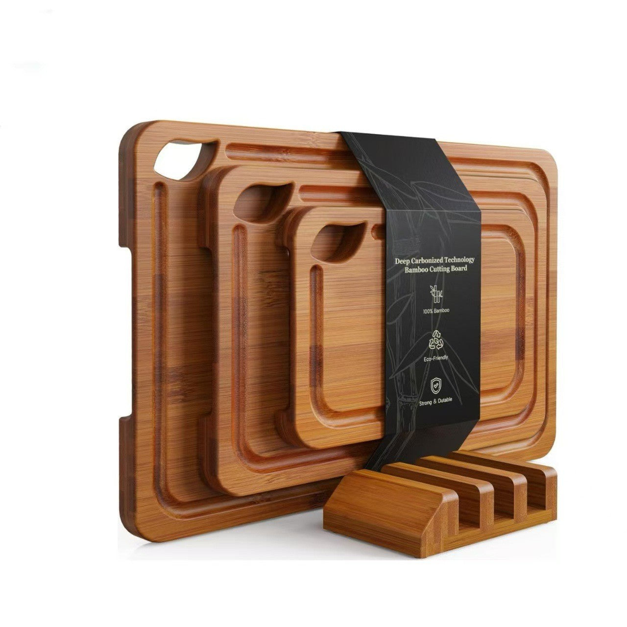 Bamboo three-piece cutting board
