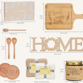 Bamboo Cutting Board and Spatula Gift Set